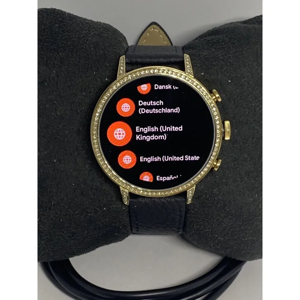 Fossil Gen 4 Authentic Digital Dial Smart Watch Custom Band FTW6012 AB484